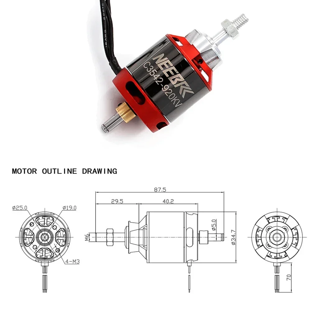 1/2/4PCS 3542 920KV 1400KV Out - đánh giá và giá Drone Battery 4S