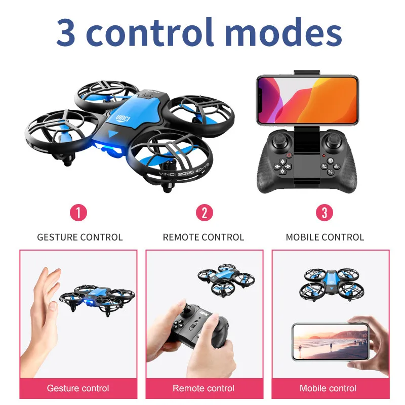 V8 New Mini Drone 4K Professio - đánh giá và giá Drone Battery Box