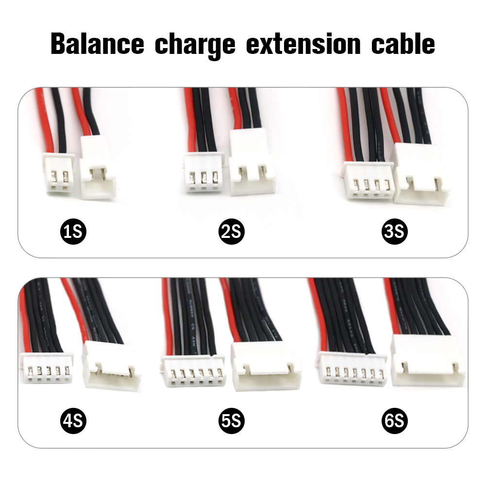 5pcs/lot JST-XH 1S 2S 3S 4S 5S - đánh giá và giá Drone Battery 6S