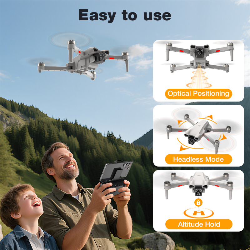 NEW Hot L017 Pro Drone Brushle - đánh giá và giá Drone Battery Case