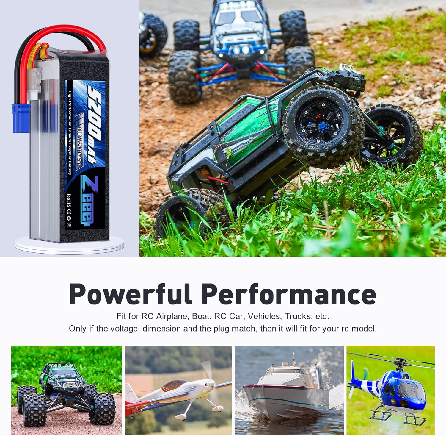 Zeee 6S 5200mAh Lipo Battery 2 - đánh giá và giá Drone Battery 6S